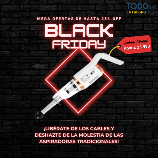 BLACK FRIDAY 🔥 ASPIRADORA INALAMBRICA