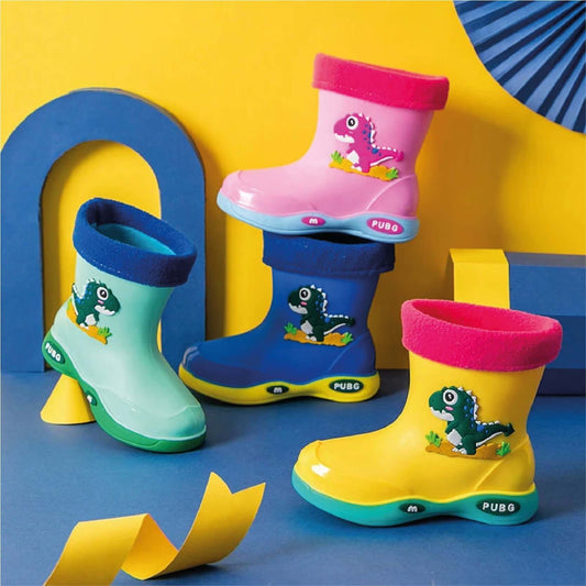 🥾Botas impermeables para niños Dino™🦖 - ¡A jugar bajo la lluvia!